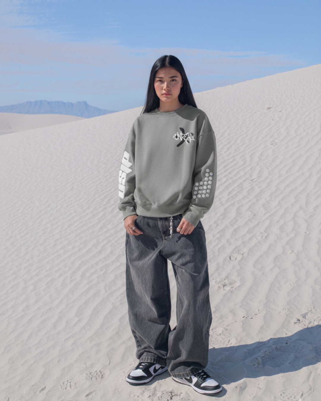 Grey Entropy Crewneck